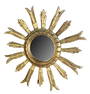 Spanish gilt wood sunburst mirror