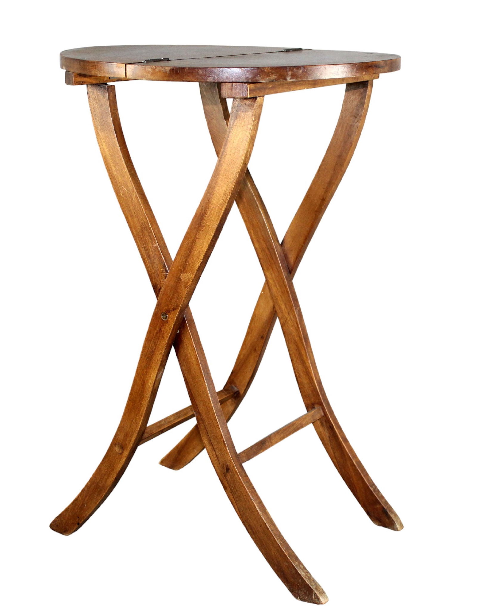 French petite folding table in oak (1 of 7)