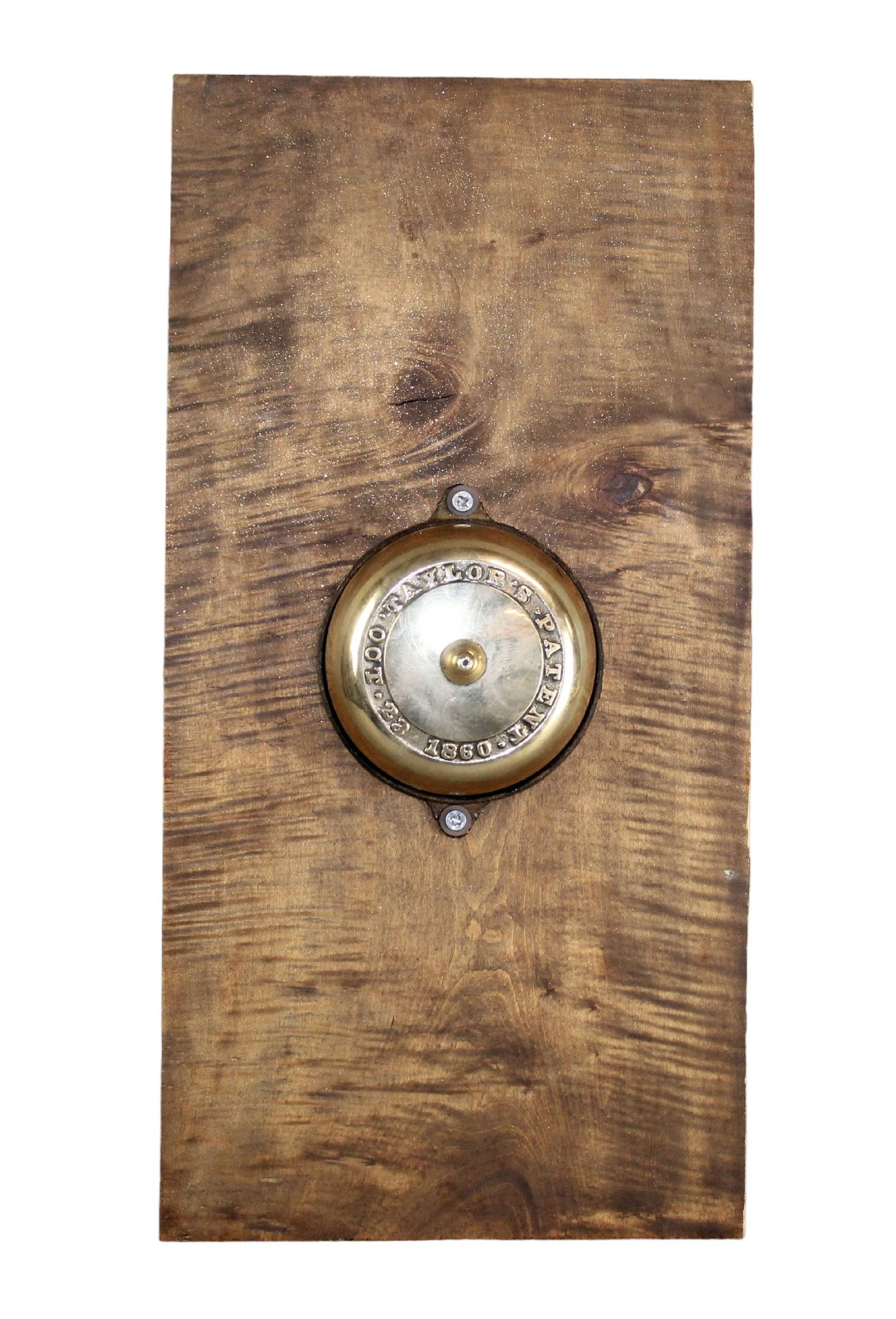 Taylor Patent bronze bell mounted on board (1 of 8)