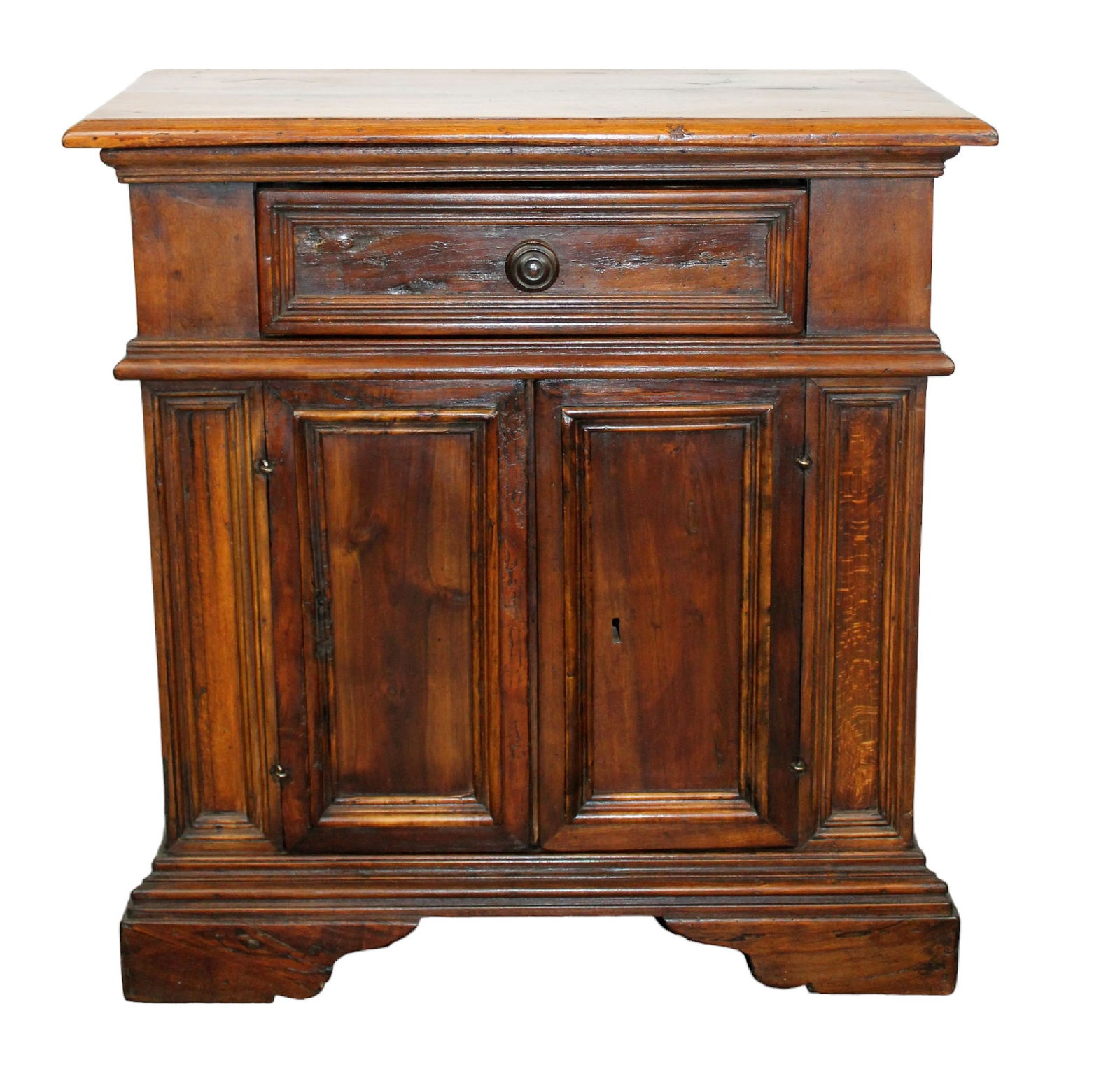 Tuscan small 2 drawer cabinet in walnut (1 of 8)