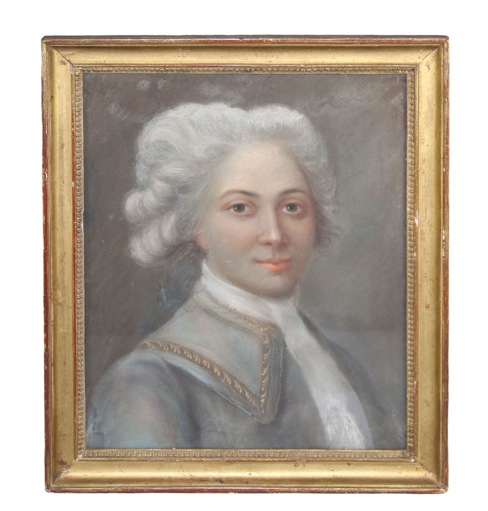 French pastel on paper portrait of young man (1 of 8)