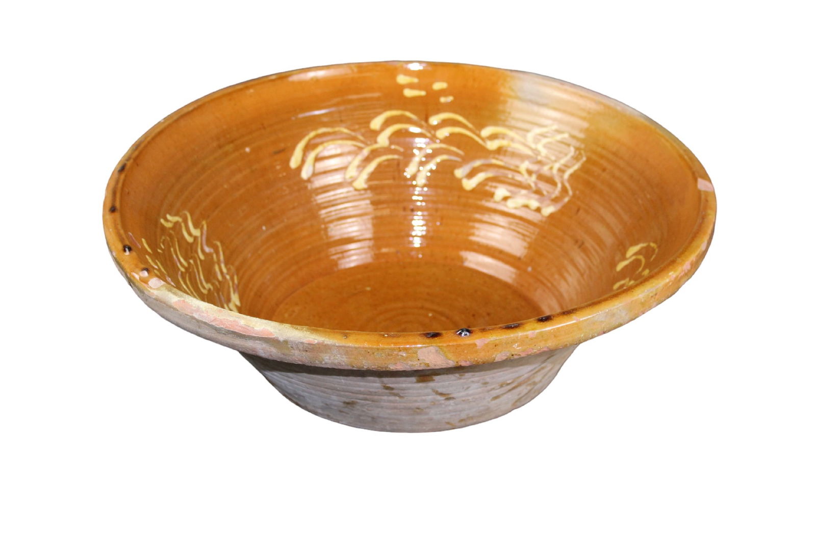 French glazed terracotta bowl (1 of 8)