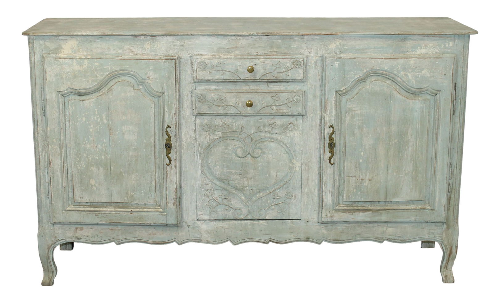 French 19th c. Louis XV painted sideboard (1 of 10)