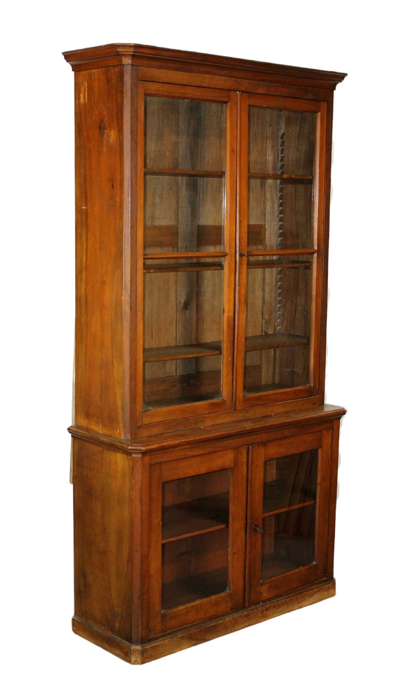 French Louis Philippe bookcase in walnut (1 of 9)
