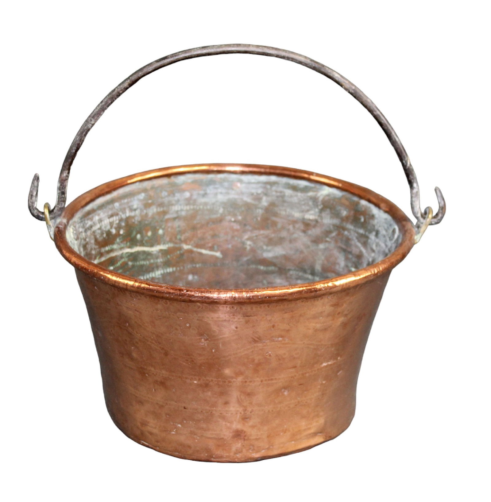 French copper pot with iron handle (1 of 8)