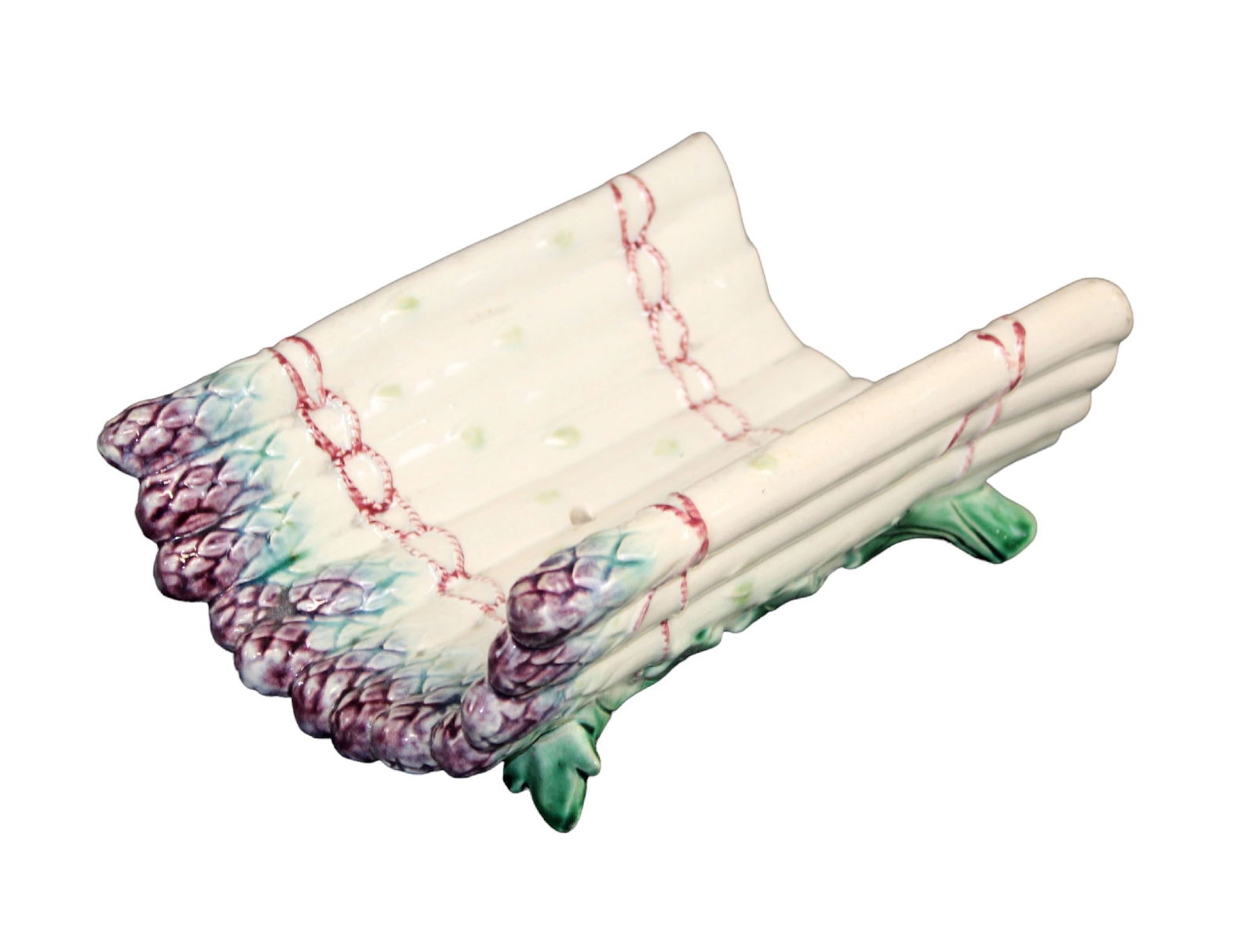 French Majolica asparagus serving platter (1 of 9)