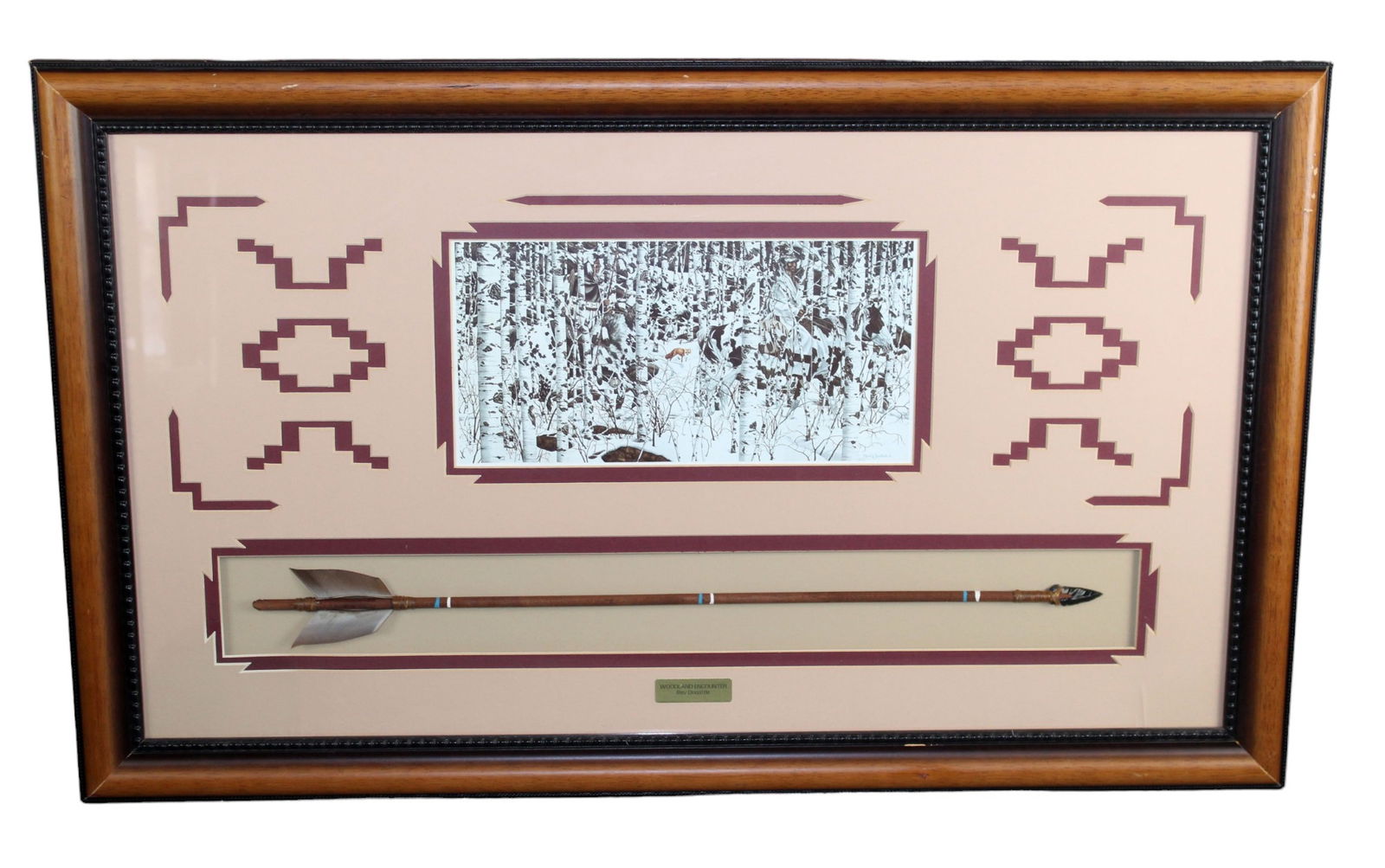 Bev Doolittle (1947- ) California "Woodland Encounter" offset lithograph in custom frame (1 of 8)