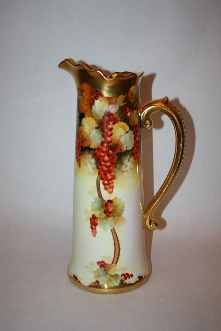 5A Limoges Pickard tankard pitcher marked JPL France Oct 21, 2012