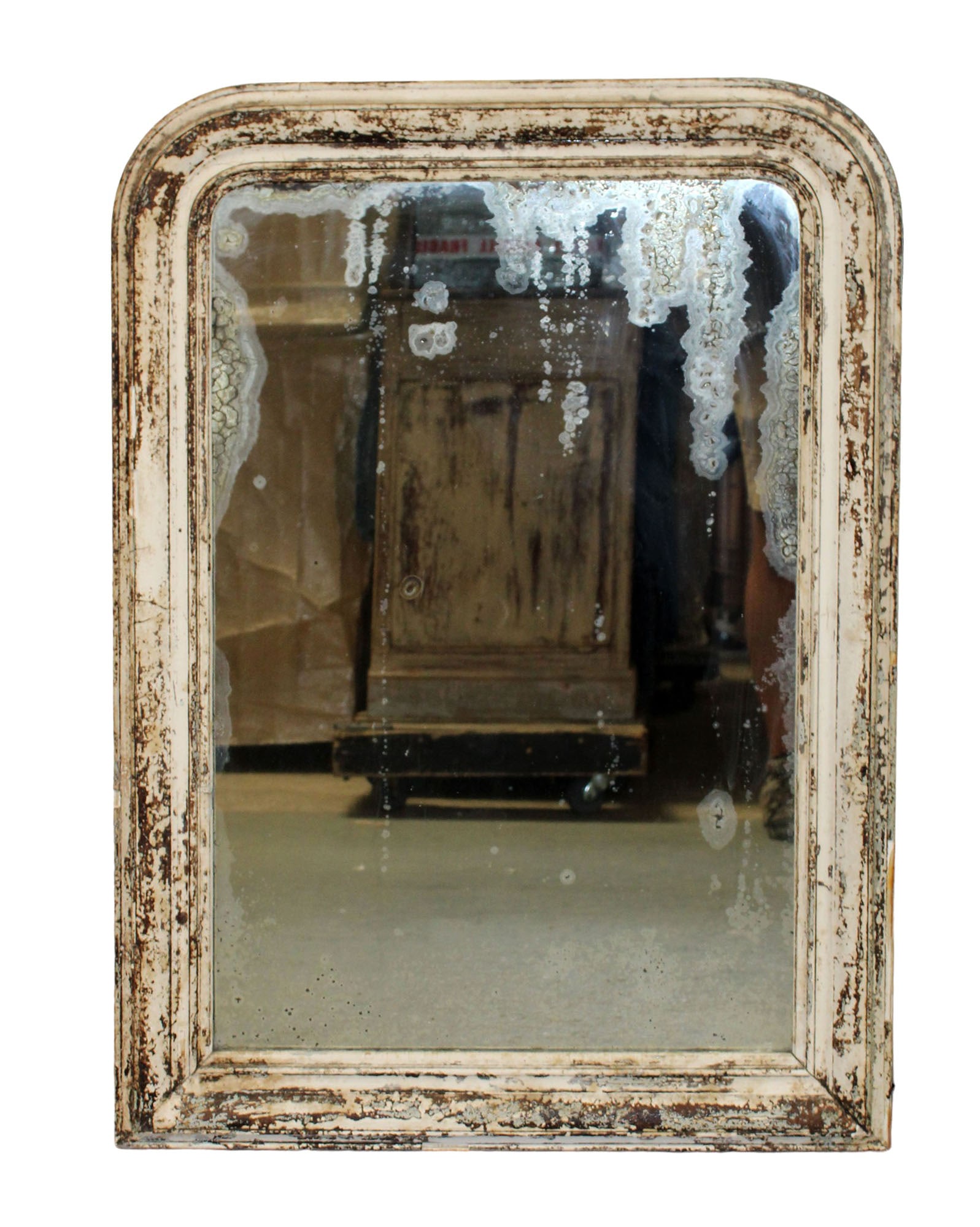 French Louis Philippe mirror with painted finish (1 of 6)