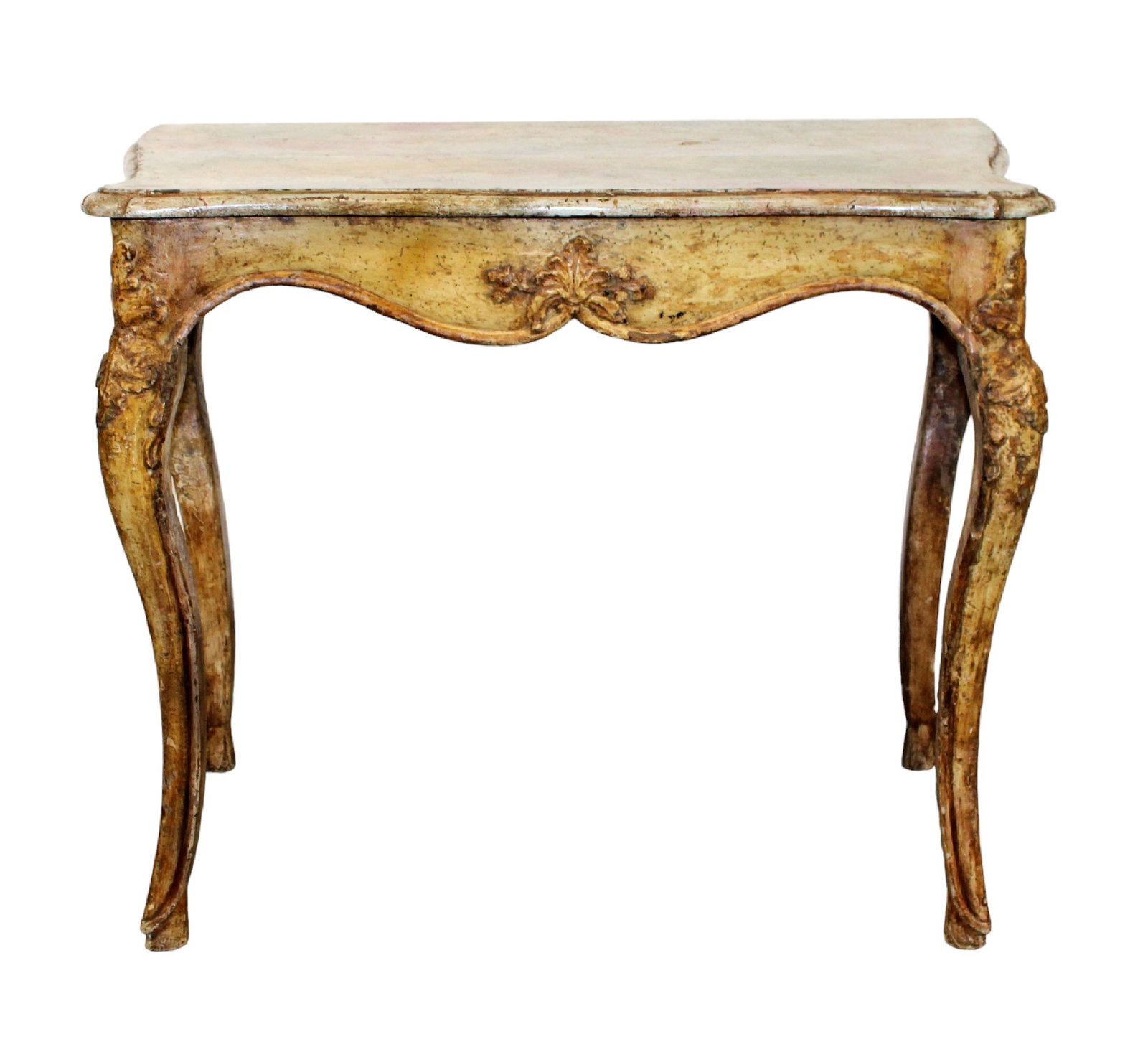 Italian 19th century console table in painted finish (1 of 9)