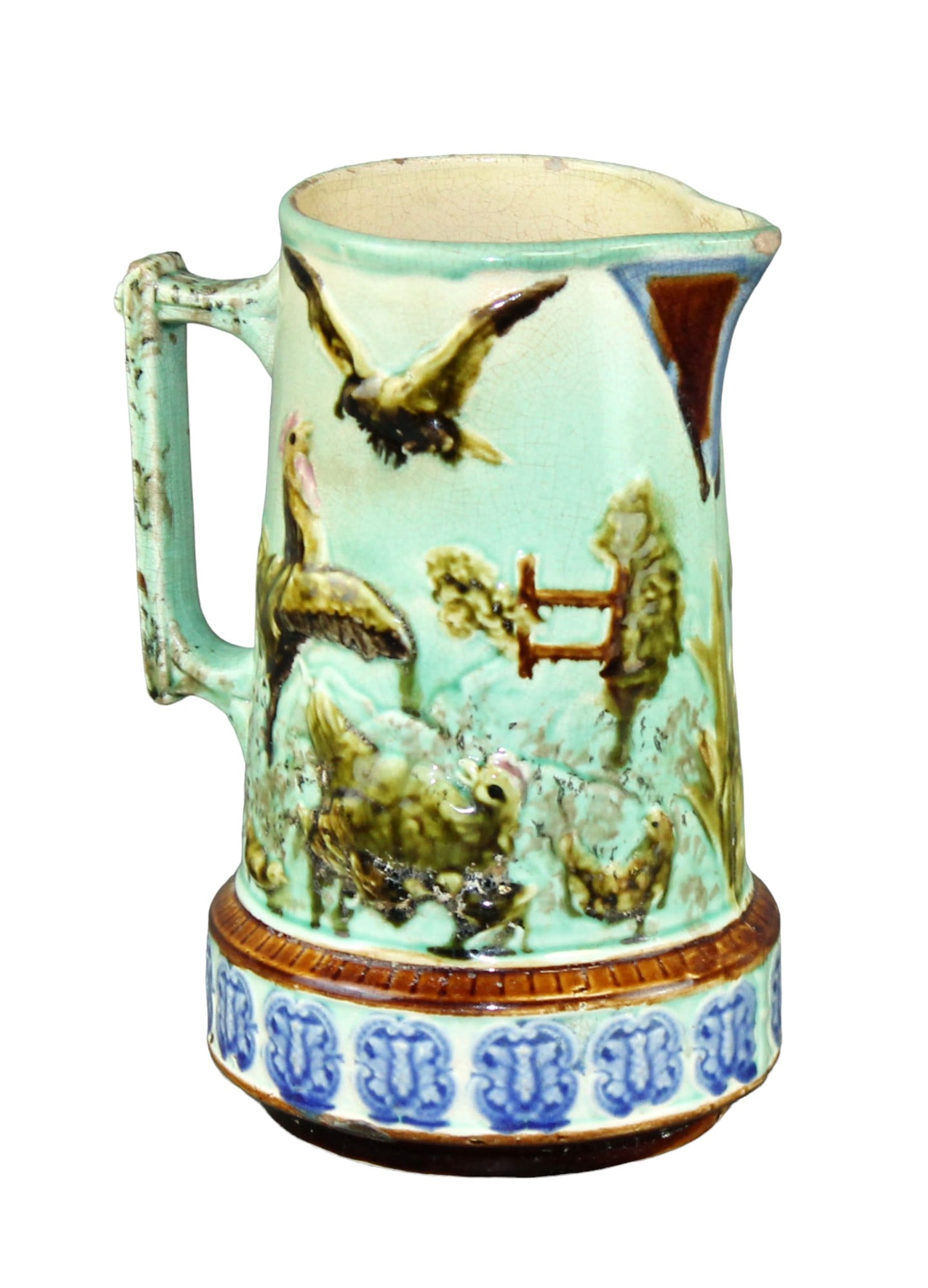 French Majolica pitcher (1 of 10)