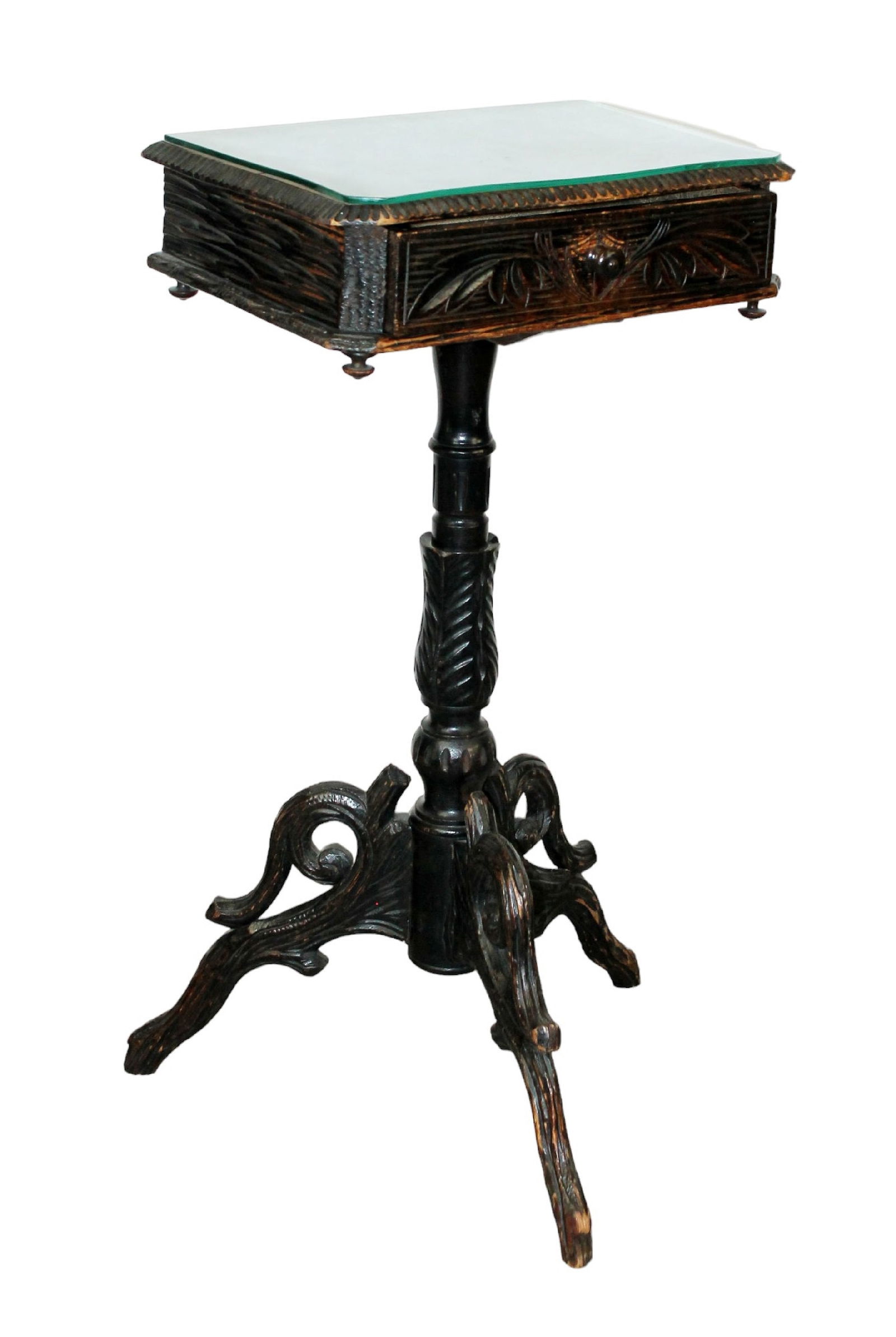 Black Forest pedestal base dressing table (1 of 10)