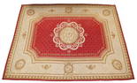 11'10 x 9' French Accents Aubusson style hand woven wool rug