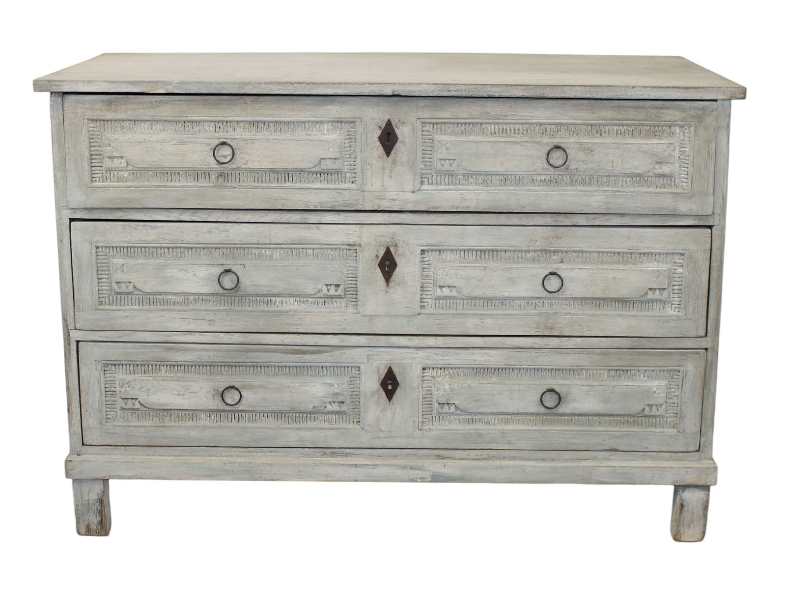 French Directoire 3 drawer commode (1 of 10)