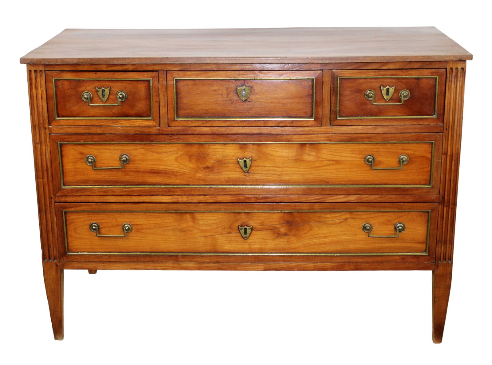 French Louis XVI commode in walnut (1 of 11)