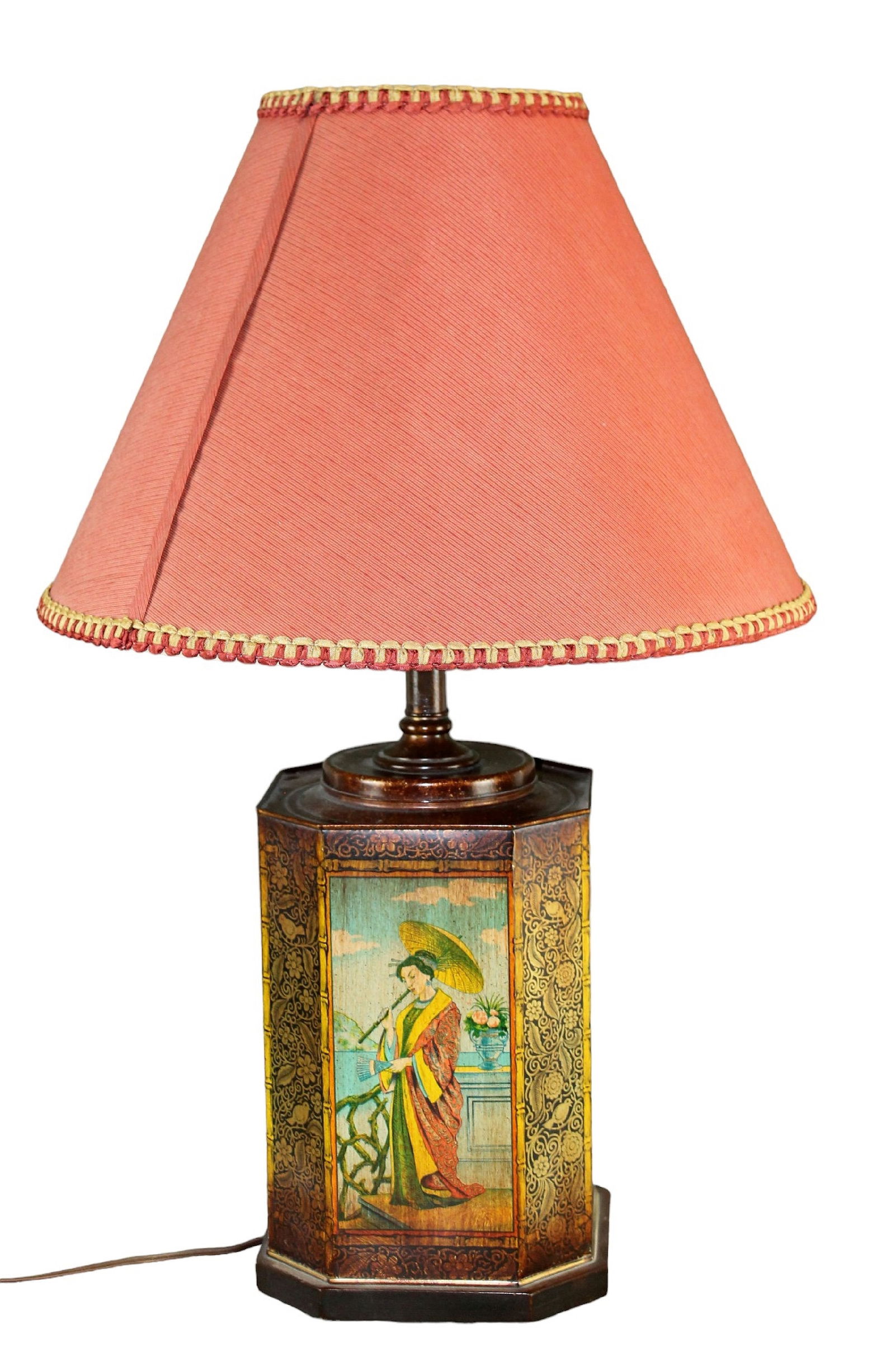 Frederick Cooper Chinoiserie tea tin lamp (1 of 7)