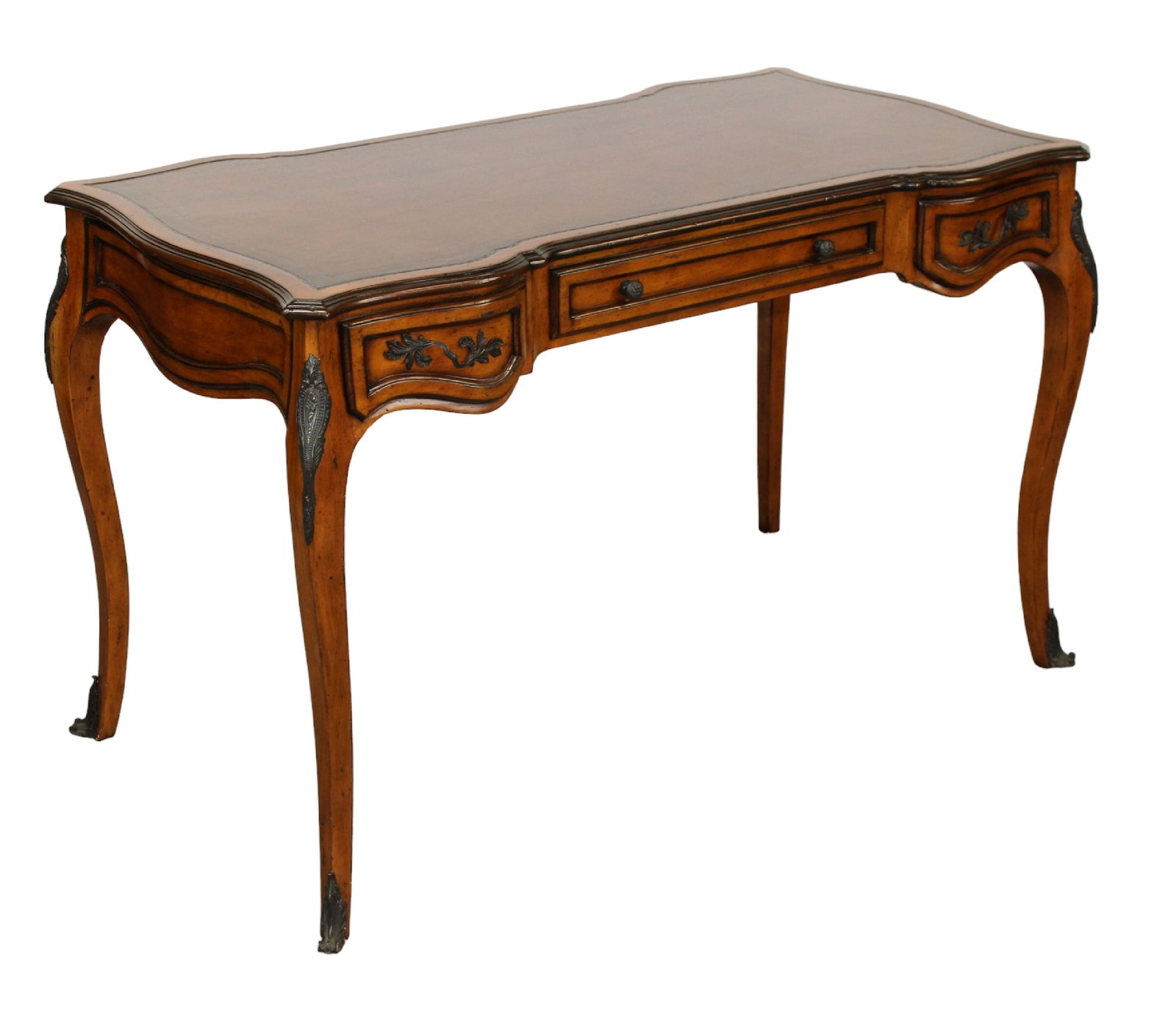 Theodore Alexander Chateau du Vallois Louis XV style desk: Theodore Alexander Chateau du Vallois Louis XV style desk. 30"h x 47 1/2"w x 26"d.