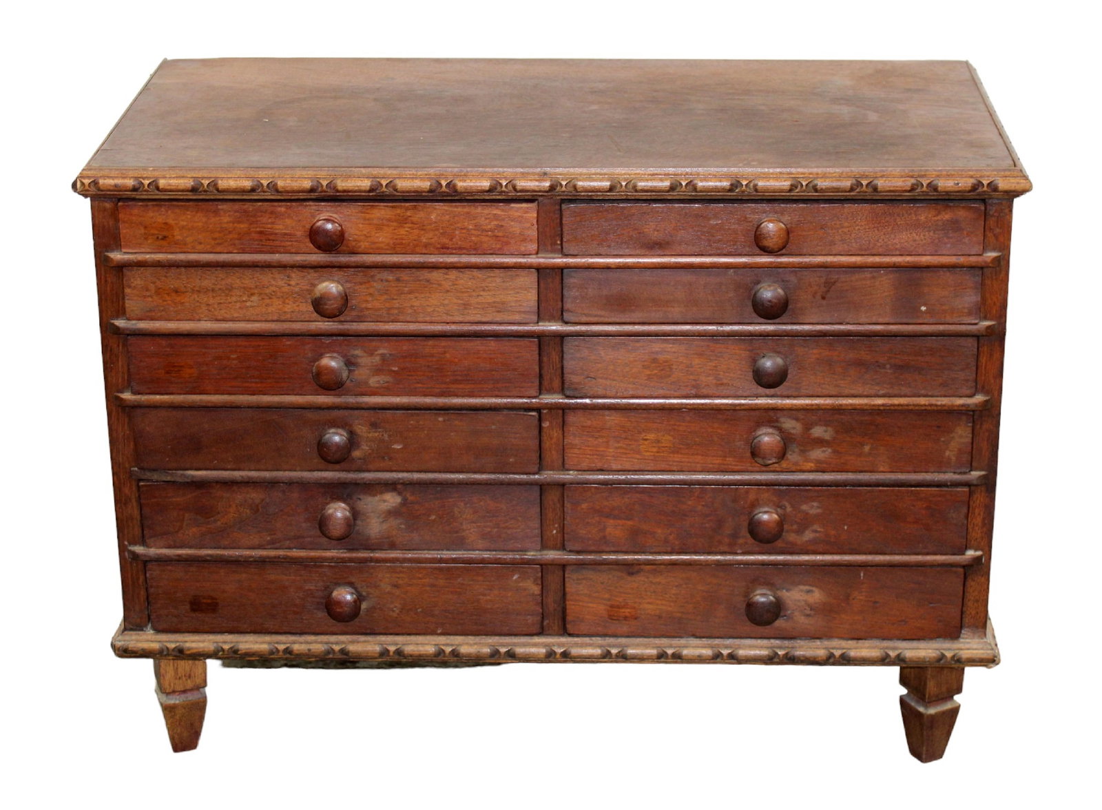 Vintage 12 drawer collector's cabinet (1 of 8)