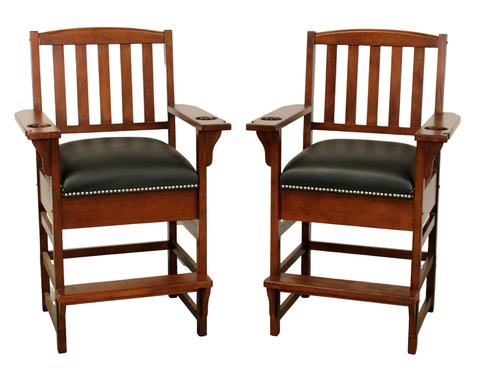 Lot of 2 American Heritage billiard chairs (1 of 9)
