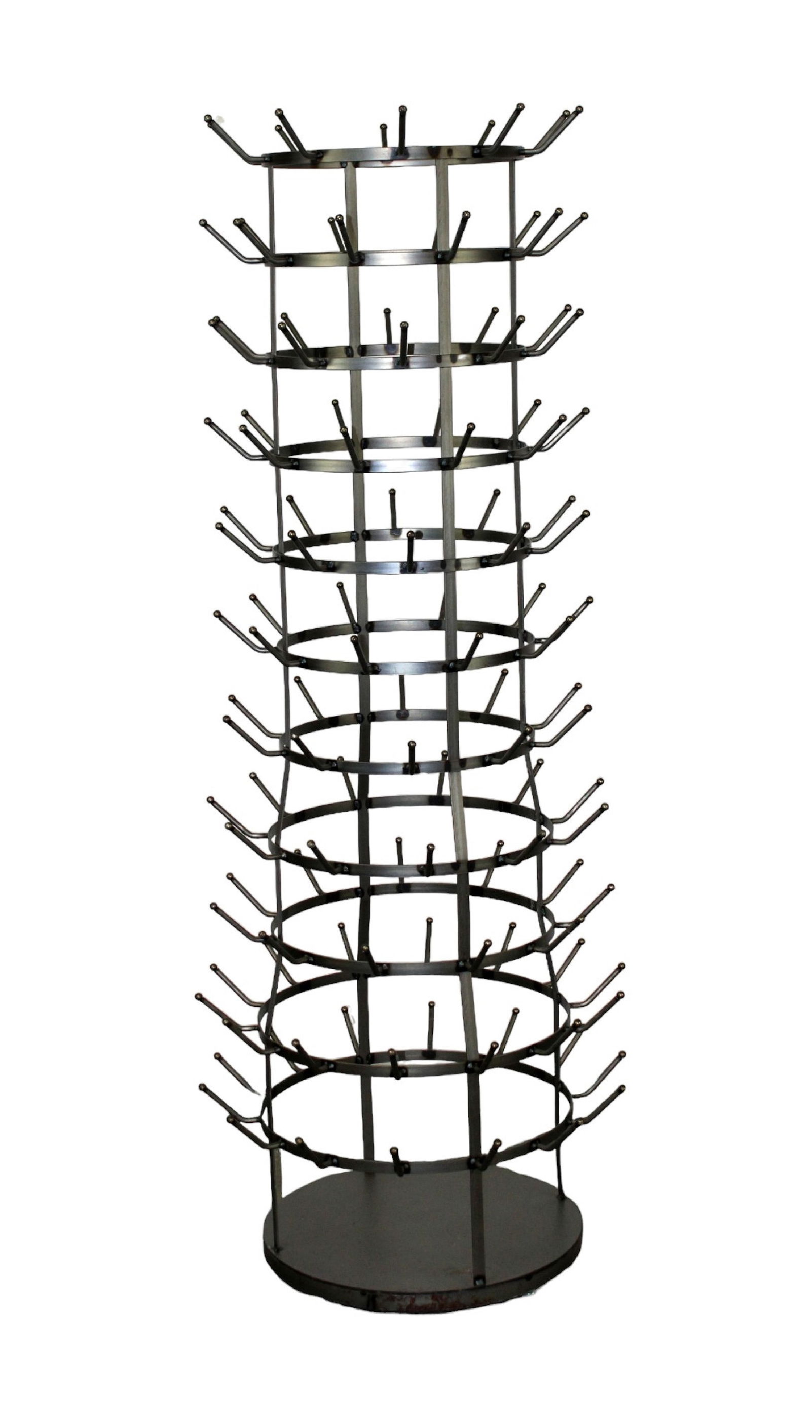 Large iron bottle drying rack (1 of 5)