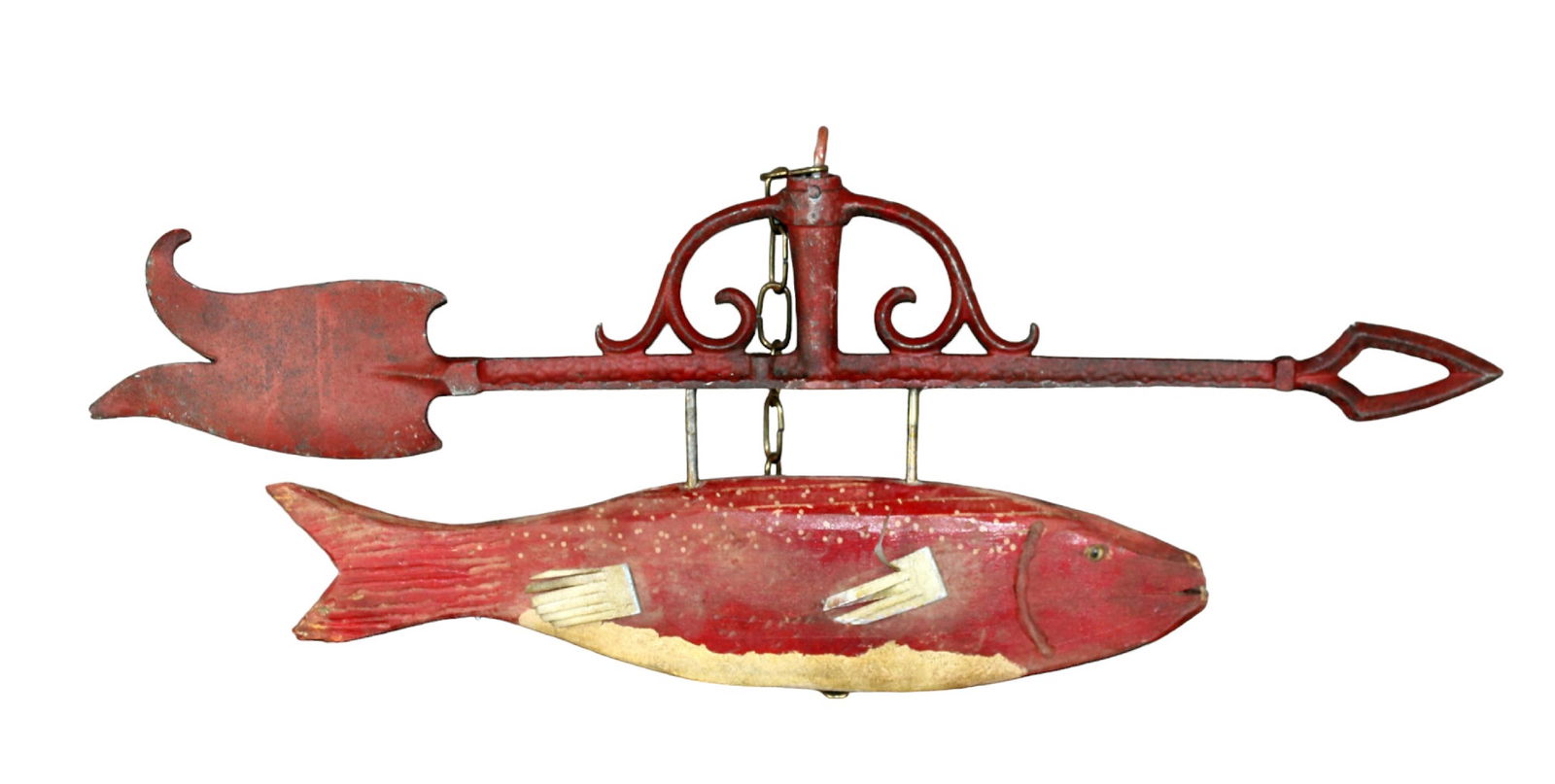 Folk art fish monger's sign (1 of 6)