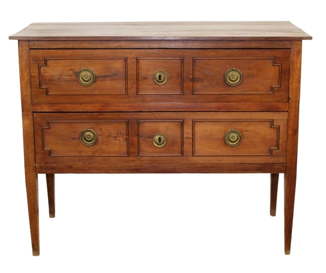 French Directoire 2 drawer commode sauteuse (1 of 13)