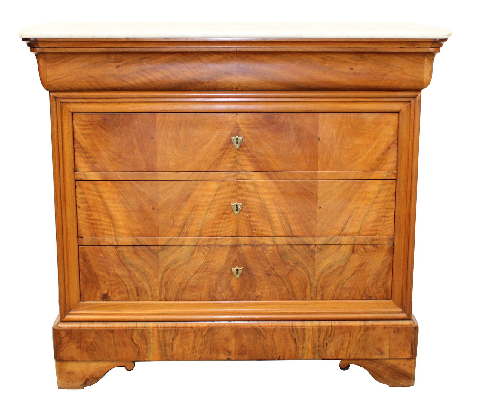 French Louis Philippe commode with marble top (1 of 10)
