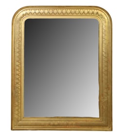 French Louis Philippe gold leaf mirror