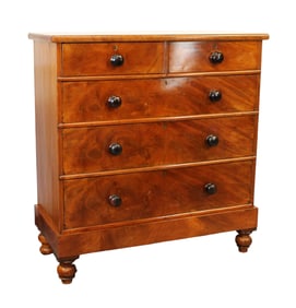 English Georgian 2 over 3 chest of drawers