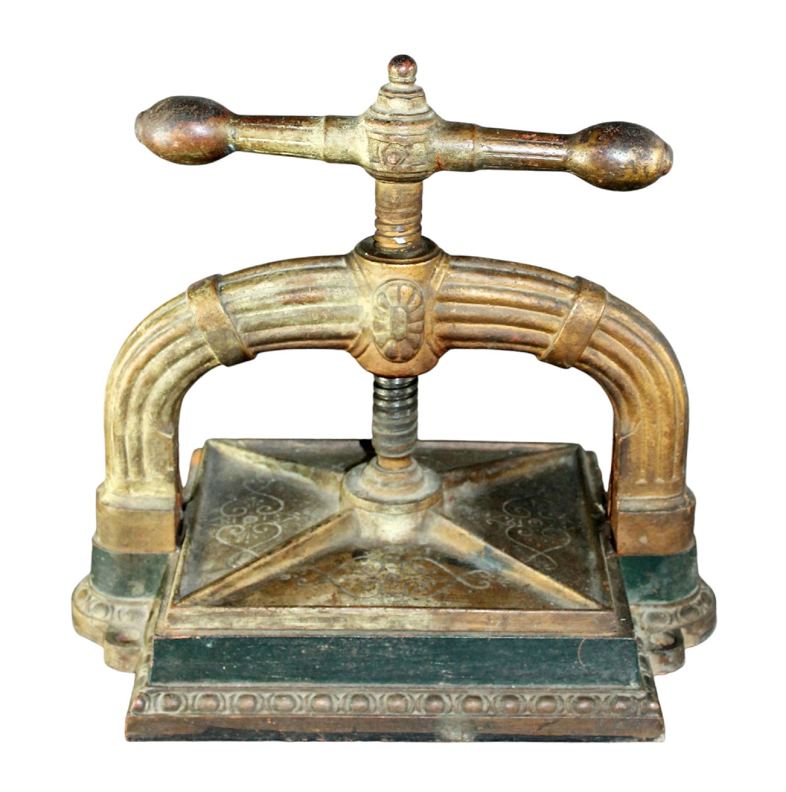 French Chappee & Fils Le Mans cast iron book press (1 of 10)