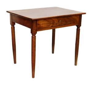 French Louis XVI side table with drawer