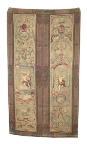 Printed Gobelin tapestry with Roman figures