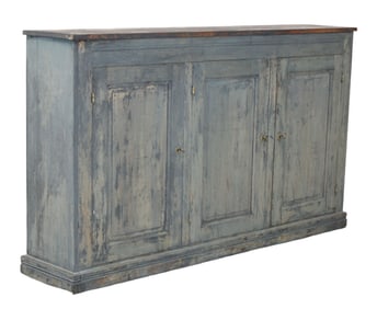 French double sided 3 door shop counter or sideboard