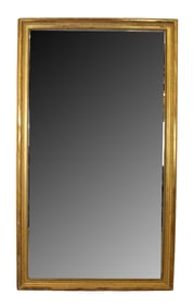 French grand scale Louis Philippe gold leaf mirror