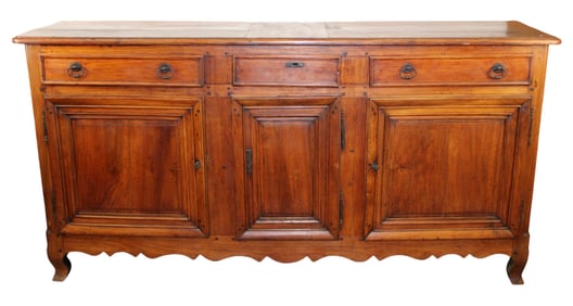French Provincial 18th century 3 door sideboard