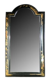 English painted Chinoiserie mirror