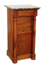 French Empire chevet in walnut