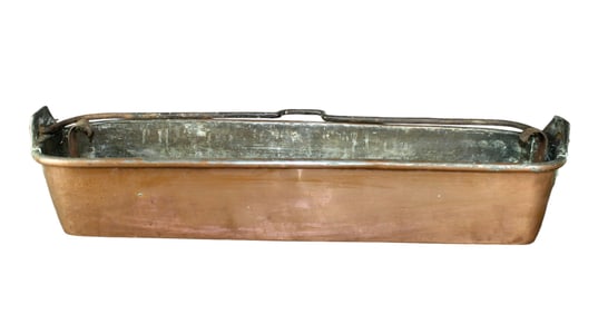 French copper fish poacher