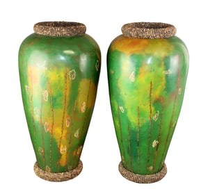 Pair of vintage Palacek vases