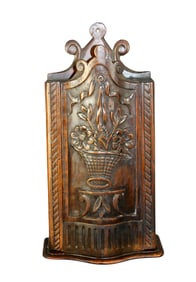 French Provincial fariniere (flour box) in walnut