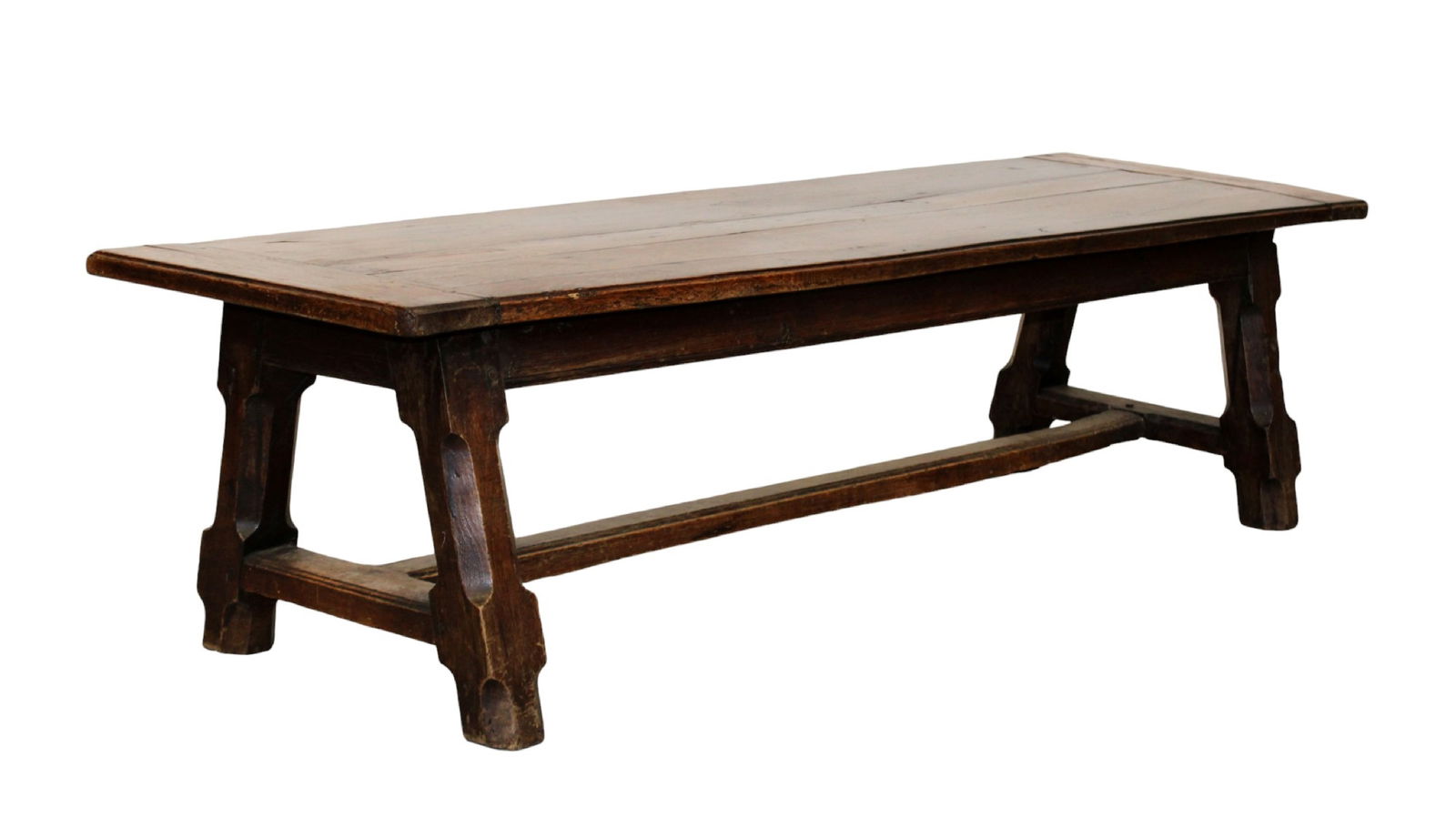 French rustic coffee table in oak (1 of 8)