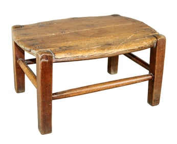 French farmhouse miniature foot stool in pine