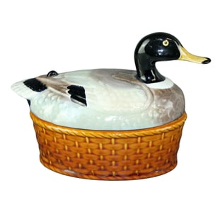 French porcelain terrine with duck