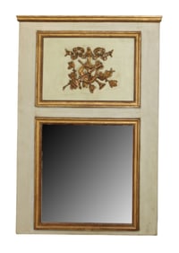 French Louis XVI style trumeau mirror