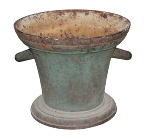 Antique French iron pot