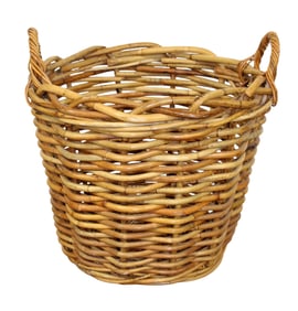 Large woven wicker basket