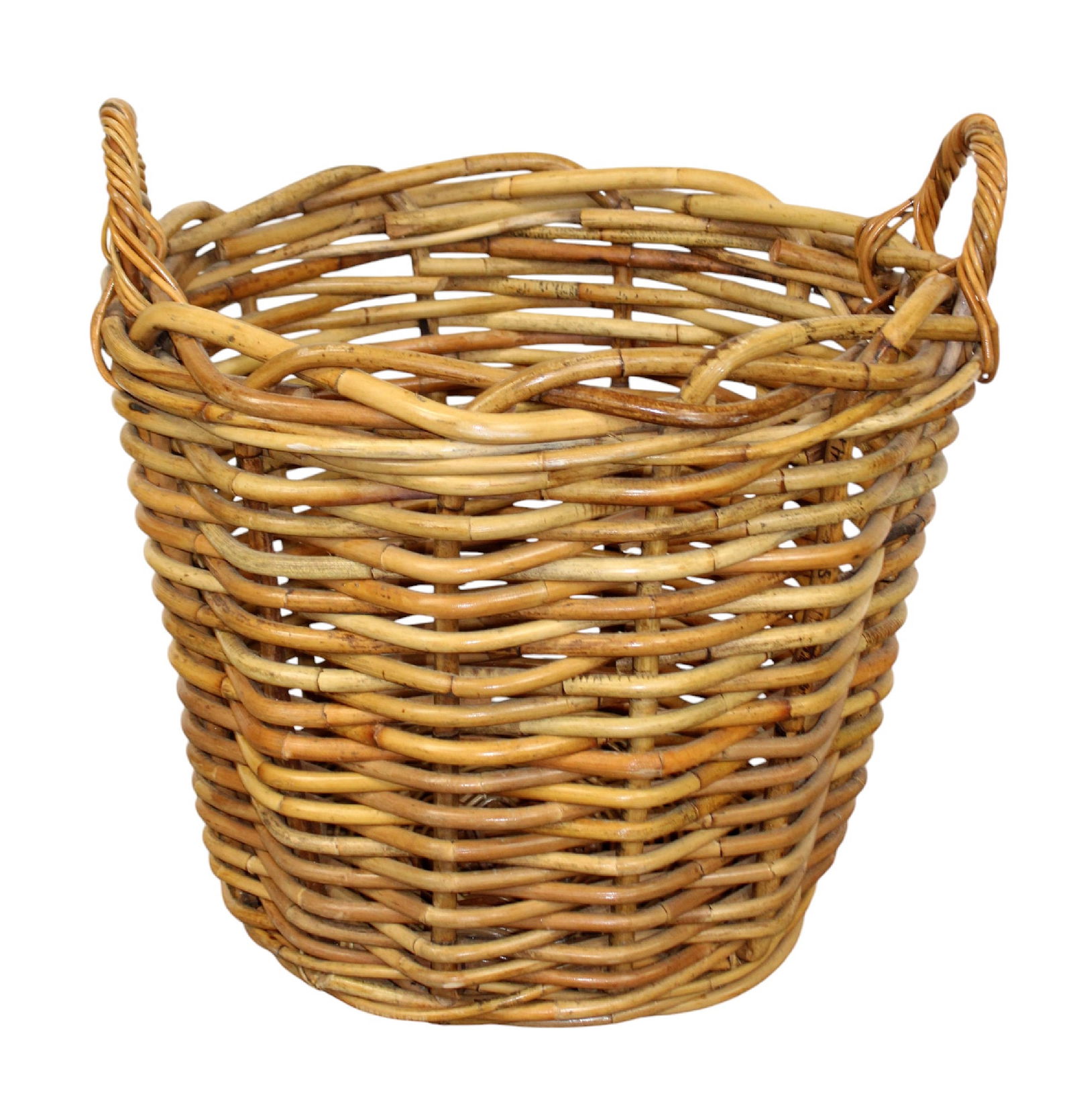 Large woven wicker basket (1 of 6)
