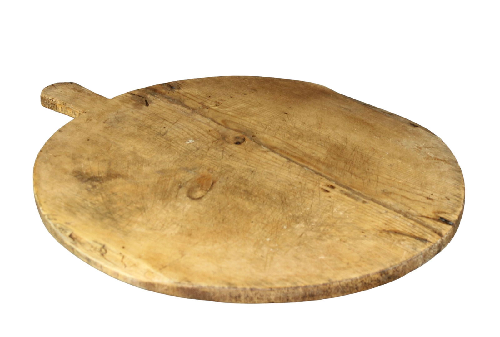 French round bread board in pine (1 of 5)