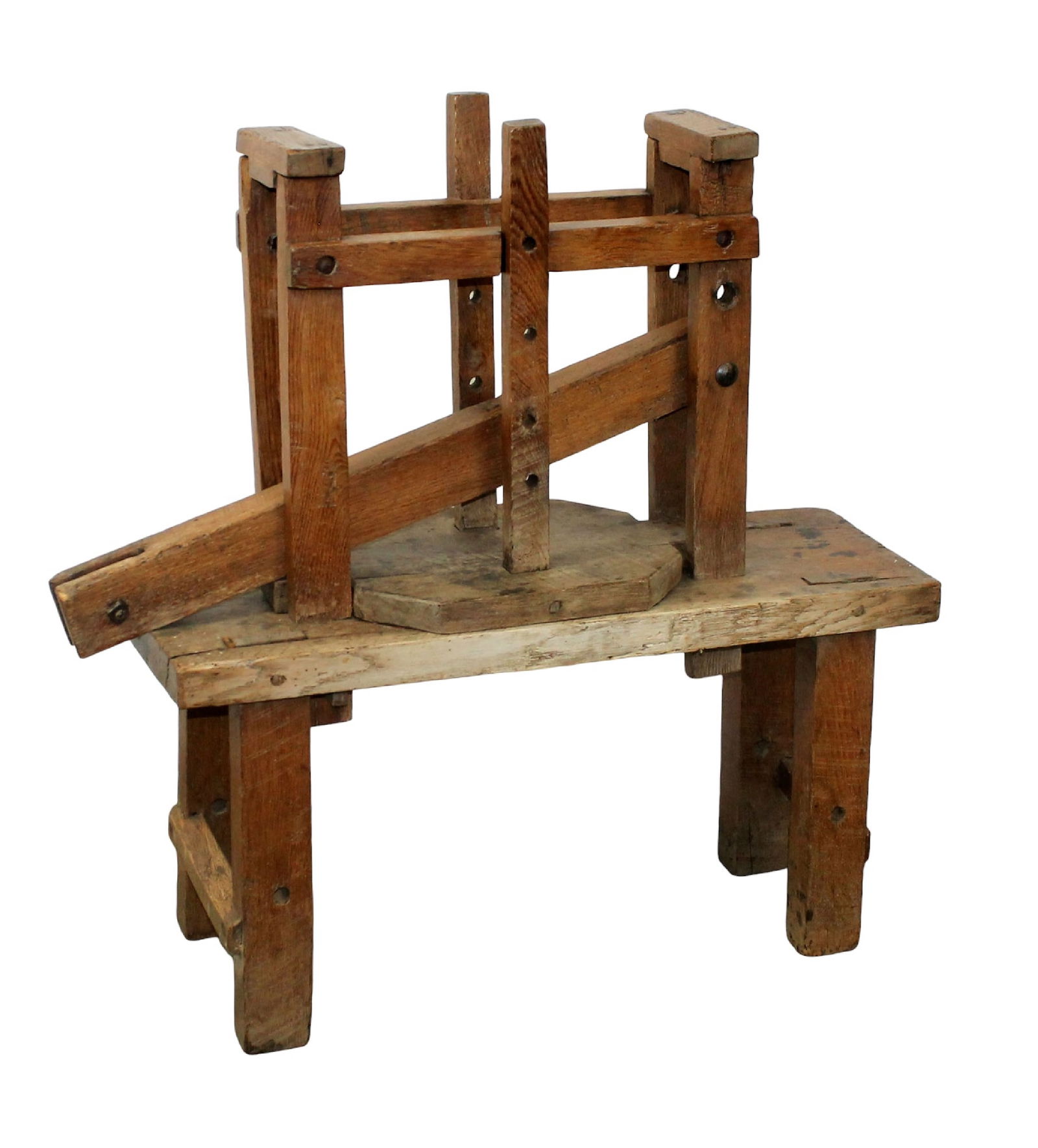 French primitive cheese press from Burgundy (1 of 9)