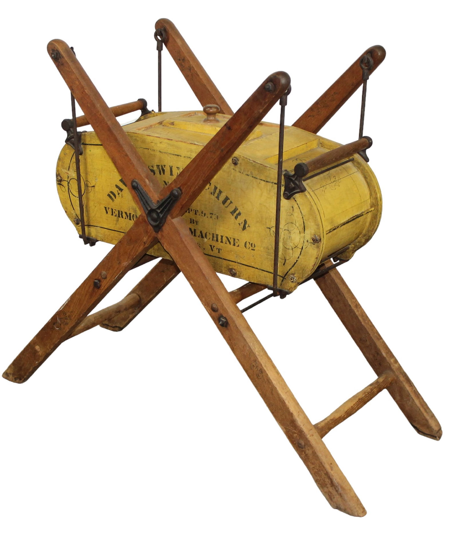 American Davis wing butter churn on stand (1 of 8)